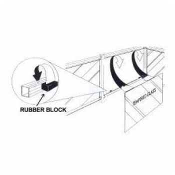 GRB-10 10/PKG BLACK RUBBER BLO