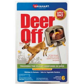 Safer Deer Off 5962 Deer Repellent Station, Weatherproof, Repels: Deer