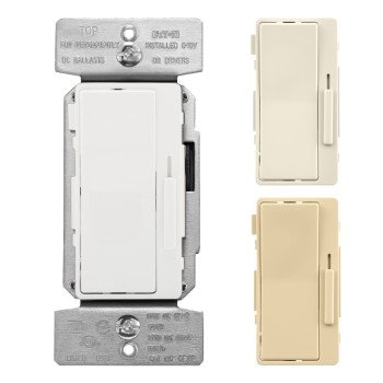 Eaton DF10P-C2-K-L Dimmer Switch, 120 V, 1200 W, 3-Way