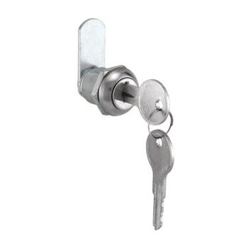 Defender Security U 9941 Drawer and Cabinet Lock, Keyed Lock, Y11 Yale Keyway, Stainless Steel