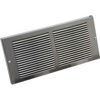 Imperial RG2043 Baseboard Return Air Grille, 14 in L, 8 in W, Rectangle, Steel, Pewter