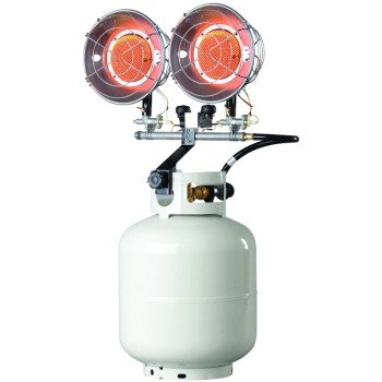 Mr. Heater F242650 Portable Heater with Oxygen Depletion System, 20 lb Fuel Tank, Propane, 10,000 to 30,000 Btu