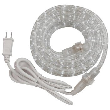 AmerTac LROPE24W Rope Light, 120 VAC, 2 W, 288-Lamp, LED Lamp, Daylight Light, 280 Lumens Lumens, 4500 K Color Temp