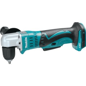 Makita XAD02Z Angle Drill, Tool Only, 18 V, 3/8 in Chuck, Keyless Chuck