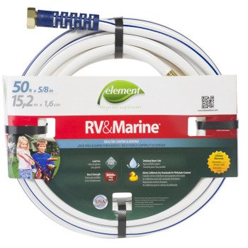 Swan MRV58050 Water Hose, 5/8 in ID, 50 ft L, White