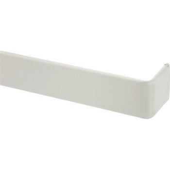 Kenney KN536 Curtain Rod, 28 to 48 in L, 2-1/2 in W, Classic White