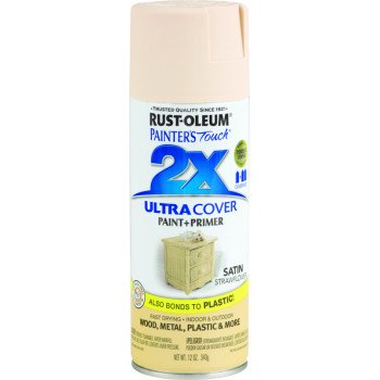 Rust-Oleum 249065 Spray Paint, Satin, Strawflower, 12 oz, Can