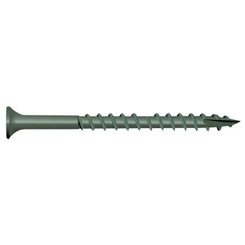 Camo 0341159 Deck Screw, #9 Thread, 2-1/2 in L, Bugle Head, Star Drive, Type 17 Slash Point, Carbon Steel, 1750/PK