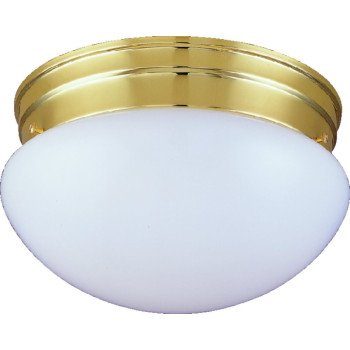 Boston Harbor F14BB02-8005-3L Two Light Round Ceiling Fixture, 120 V, 60 W, 2-Lamp, A19 or CFL Lamp