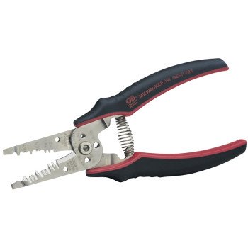 Gardner Bender GESP-224 Wire Stripper, 12 to 14 AWG Wire, 12/2 to 14/2 AWG Stripping, 7-1/4 in OAL, Cushion-Grip Handle