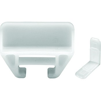 Prime-Line R 7221 Drawer Track Guides and Glides, Plastic/Polyethylene, White