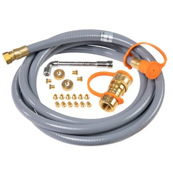 Blackstone 5249 Natural Gas Conversion Kit, Brass/Rubber, Gray