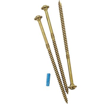 GRK Fasteners RSS 10311 Structural Screw, 3/8 in Thread, 16 in L, W-Cut Thread, Washer Head, Recessed Star Drive, Steel