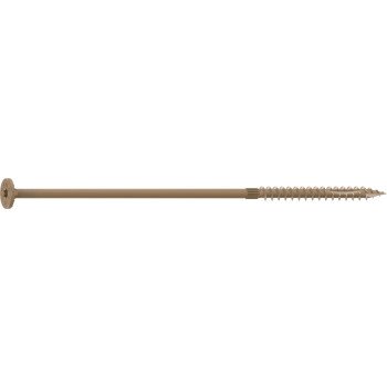 Camo 0360260 Structural Screw, 1/4 in Thread, 8 in L, Flat Head, Star Drive, Sharp Point, PROTECH Ultra 4 Coated, 10