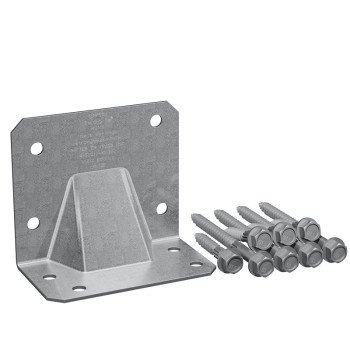 Simpson Strong-Tie HGA HGA10KT Hurricane Tie Kit, 3 ft L, 3-1/2 in W, Steel, Galvanized, Fastening Method: Screw