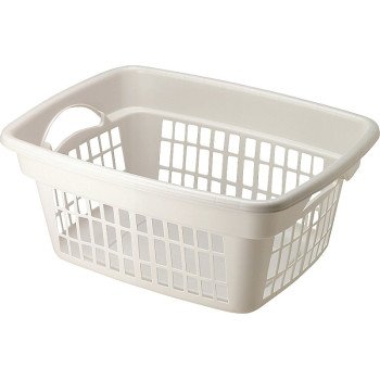 FG2874-00 WHITE LAUNDRY BASKET