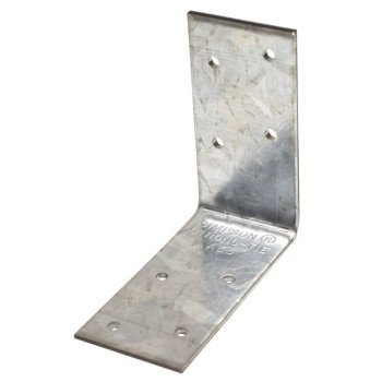 Simpson Strong-Tie A33 Angle, 3 in W, 3 in D, 1-1/2 in H, Steel, Galvanized/Zinc