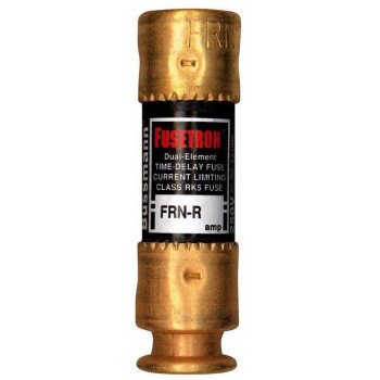 Bussmann BP/FRN-R-50 Time Delay Fuse, 50 A, 250 VAC, 125 VDC, 20, 200 kA Interrupt, Fiberglass Body