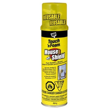 Touch 'n Foam Home Seal 7565041612 Minimum Expanding Sealant, Amber, 30 to 120 deg F, 12 oz Aerosol Can