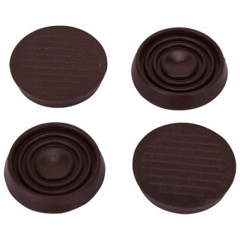 ProSource FE-S708-PS Caster Furniture Glide, Rubber, Brown, Brown, 1-3/4 x 1-3/4 x 3/8 in Dimensions