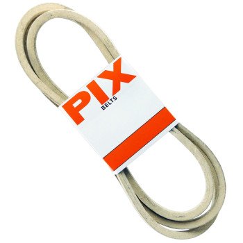 PIX P-9540280 Replacement V-Belt, 5/8 in W, White, 36 in, 38 in, 42 in, 46 in, 50 in Deck