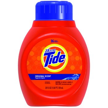 Tide 13875 Laundry Detergent, 25 oz Bottle, Liquid, Original