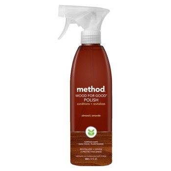 method Wood for Good 86 Polish, 12 oz, Translucent Amber, Liquid, Almond