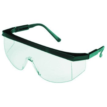 Safety Works 817695 Unilens Safety Glasses, Anti-Fog Lens, Rimless, Wraparound Frame, Teal Frame