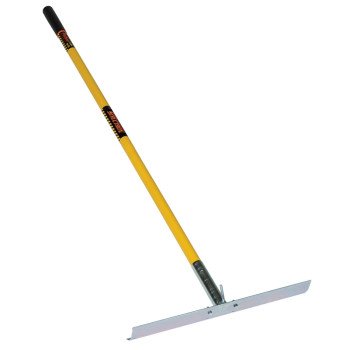 Structron S600 Power Series 73310 Concrete Placer Tool with Hook, 61 in OAL, 3-1/4 in L Tine, Fiberglass Handle