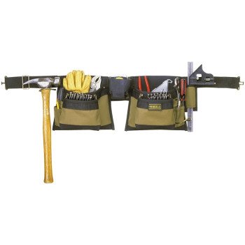 CLC Tool Works Series 1429 Tool Apron, 29 to 46 in Waist, Polyester, Brown, 12-Pocket