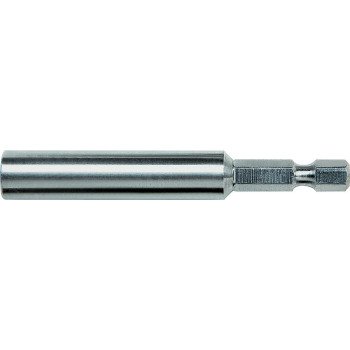 Irwin 3557181C Bit Holder with C-Ring, 3 in L, 1/4 in Drive, Hex Drive, 1/4 in Shank, Hex Shank, Steel, 1/CD