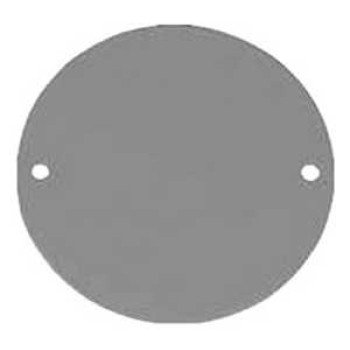 BWF RBCV Cover, 4 in Dia, Round, Aluminum, Gray, Powder-Coated