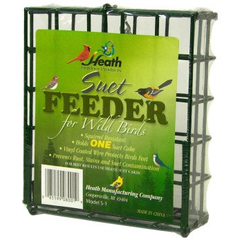 Heath S-1-8 Single Suet Feeder, Metal