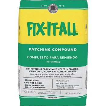 CUSTOM DPFXL25 Patching Compound, Off-White, 25 lb Bag