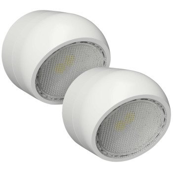 AmerTac NL-DRCL-2 Directional Night Light, 120 V, 0.3 W, LED Lamp, Warm White Light, 1 Lumens, 3000 K Color Temp