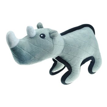 Pet Park Blvd US2021 18 20 Dog Toy, L, Chew Toy, Tuffimals Rhino