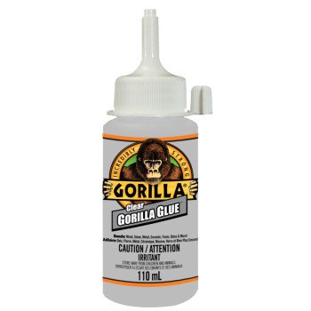 Gorilla 4637502 Strong Glue, Crystal Clear, 110 mL