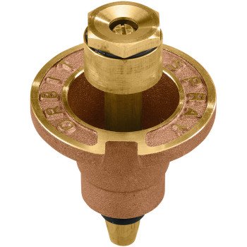 Orbit 54070 Sprinkler Head with Nozzle, 1/2 in Connection, FNPT, 12 ft, Brass