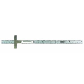 General 301/1 Precision Measuring Ruler, SAE Graduation, Stainless Steel, Black, 1/4 in W