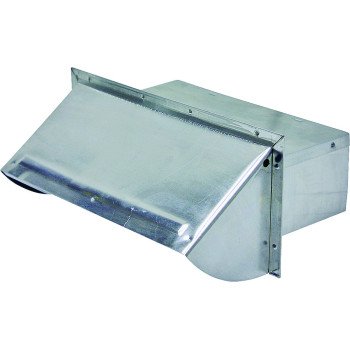 Lambro 106R Wall Cap, Aluminum, For: 10 x 3-1/4 in Hoods