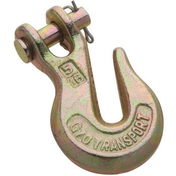 National Hardware N282-087 Clevis Grab Hook, 5/16 in, 4700 lb Working Load, Steel, Yellow Chrome