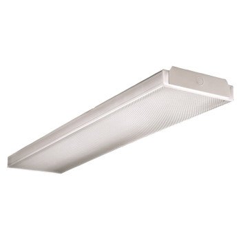 Cooper Controls WSN4040C Wraparound Light, 21 to 40 W, 2-Lamp, 4000 Lumens, Steel Fixture, White Fixture