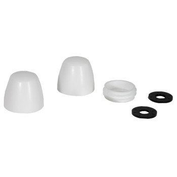 Fluidmaster SMART CAP Series 7110T-002-P10 Toilet Bolt Cap, Polypropylene, White