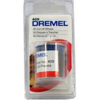 Dremel 409 Cut-Off Wheel, 15/16 in Dia, 0.025 in Thick, Emery Cloth Abrasive