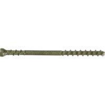 CAMO 0345244S Deck Screw, #7 Thread, 2-3/8 in L, Trim Head, Star Drive, Stainless Steel, Black