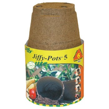 Jiffy JP506 Peat Pot, 6/PK