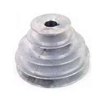 Cdco 141 1/2 V-Groove Pulley, 1/2 in Bore, 2 in OD, 1/2 in W x 11/32 in Thick Belt, Zinc