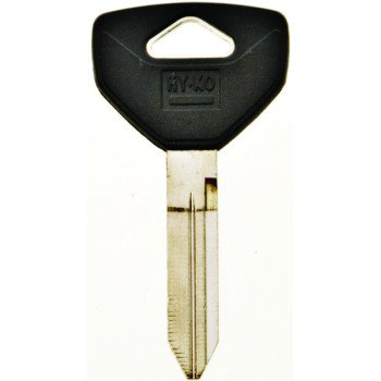 Hy-Ko 12005Y157 Key Blank, Brass, Nickel, For: Chrysler, Dodge, Eagle, Jeep, Plymouth Vehicles