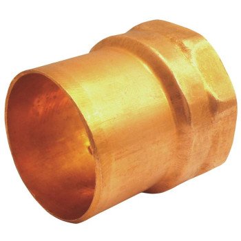 Elkhart Products 103-2 Series 30242 Street Pipe Adapter, 3/4 in, Sweat x FNPT, Copper