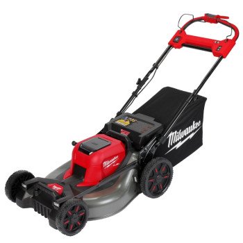 Milwaukee 2823-22HD Mower Kit, Battery Included, 12 Ah, Lithium-Ion, 21 in W Cutting, 1/2 in H Cutting Increments